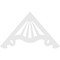 Ekena Millwork Pitch Marshall Architectural Grade PVC Gable Pediment, 72"W x 42"H x 1"P (14/12) GPP072X042X100MAR - alternate 5